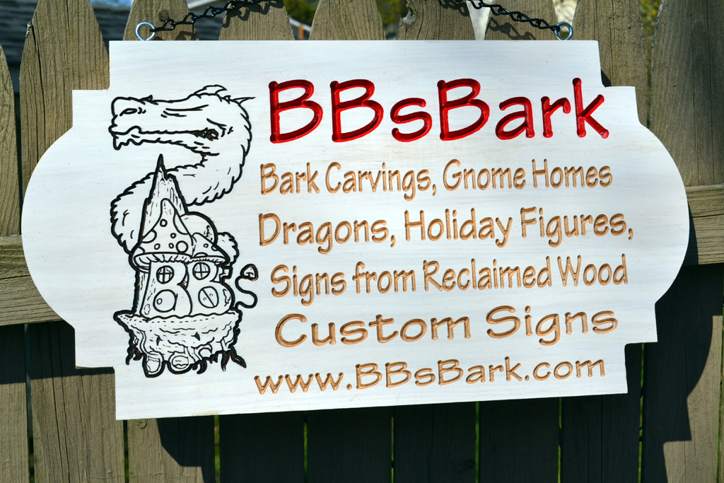 BBsBark Wood Sign